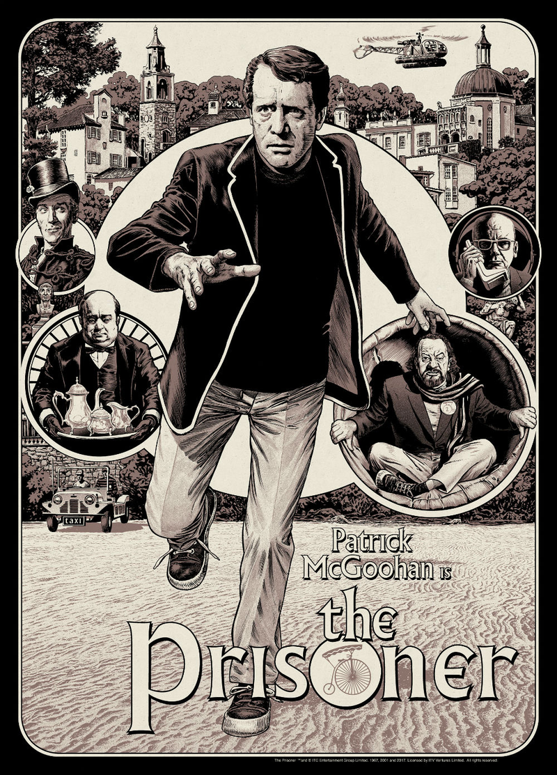 Illustration for article titled Celebrate the 50th Anniversary of The Prisoner With This Cool Retro Poster